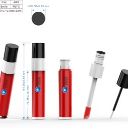 2-in-1 Brush for Multi-Purpose Cosmetic Packaging